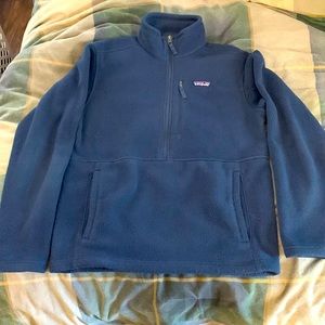 Patagonia Synchilla Quarter Zip Small Blue
